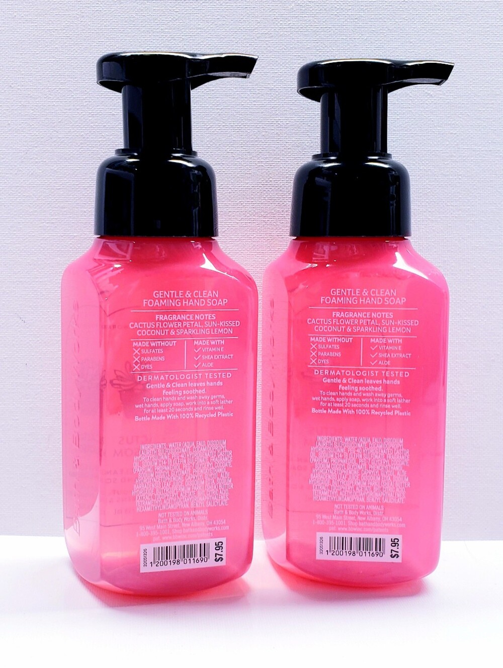 Bath & Body Works CACTUS BLOSSOM Gentle & Clean Foaming Hand Soap (2 Pcs) - Picture 3 of 3